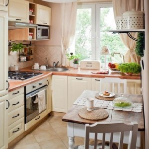 Furnishing a small kitchen photo