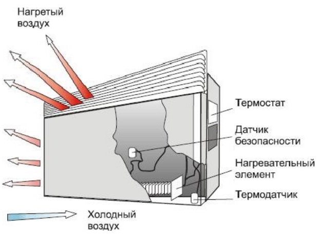 Oil radiator versus convector heater comparison photo