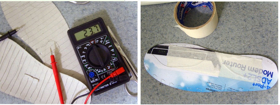 DIY heated insoles photo