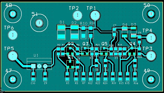 Analog ESR Meter Circuit Board