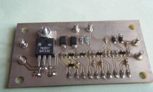 Assembled ESR Meter Board