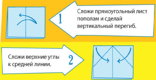 Как из бумаги сделать лодку фото инструкция