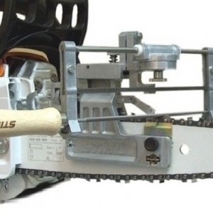 Manual sharpening machine for chainsaw chains