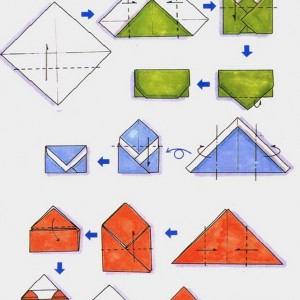 Создаем ручной конверт из бумаги